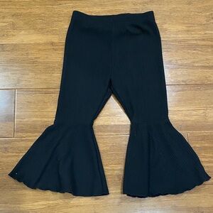 SHEIN Black Flared Kids Leggings